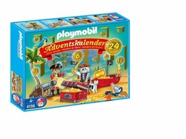 Playmobil Advent Calendar 4156 Pirates Treasure Boat Cannon Cat Monkey Christmas - £39.08 GBP