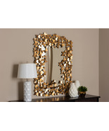 Eliava Antique Gold Finished Butterfly Accent Wall Mirror - $5,165.84 MXN