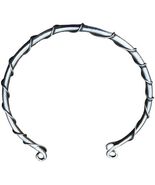 Handmade Lady of The Realm Iron Torc Necklace, Handcrafted Twisted Choke... - £23.18 GBP