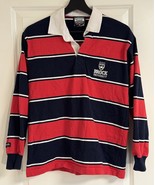 MENS Small Brock University Cotton Rugby Jersey Barbarian Made in CANADA... - $34.64