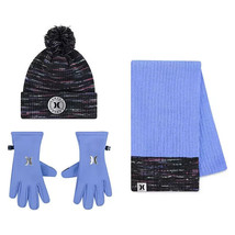 Hurley Girls&#39; Beanie, Gloves and Scarf Set  Size 8-20 - £16.16 GBP