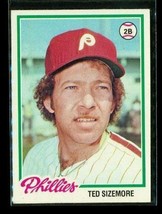 Vintage 1978 TOPPS Baseball Trading Card #136 TED SIZEMORE Philadelphia Phillies - £6.57 GBP