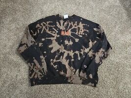 Champion Vtg Y2K Tie Dye Crewneck Sweatshirt Womans Sz XL Skater Grunge ... - $34.65