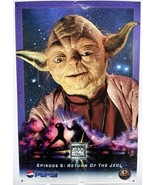 1996 Star Wars Vintage Yoda Poster Episode 6 Special Edition 24x36 Pepsi... - $171.51 MXN