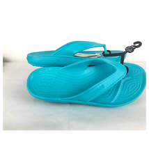 Men&#39;s Croc&#39;s classic II flip flops sandals turquoise blue 12 New - £25.24 GBP