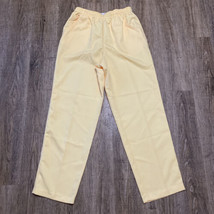 Vintage Koret Women&#39;s Casual Pull On Pants ~ Sz 14 ~ Yellow ~ Straight - £13.44 GBP