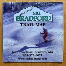 2002-2003 SKI BRADFORD Resort Trail Map Brochure  MA - $24.95