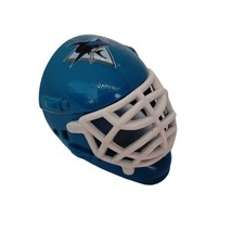 Franklin NHL San Jose Sharks Mini Goalie Face Mask Helmet Plastic 2 in - £3.96 GBP