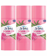 Pack of (3) New St. Ives Rosewater And Bamboo Stick Facial Cleanser 1.59 oz - $427.63 MXN