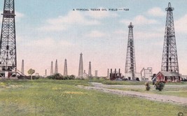 Typical Texas Oil Field TX Postcard C09 - £2.45 GBP