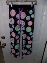 JUSTICE Smiley Face PJ Bottoms Size 8 Girl's EUC - $18.00