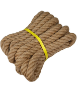 Twisted Manila Jute Rope (1 Inch X 10 Feet) Natural Thick Hemp Rope for ... - $22.34