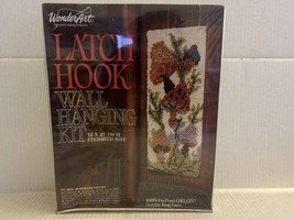 WonderArt Latch Hook Wall Hanging Kit 12x27 Mushroom Fantasy #4679 Orlon... - £53.75 GBP