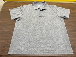 Uniqlo Men&#39;s Gray Short-Sleeve Polo Shirt - 3XL - £14.11 GBP