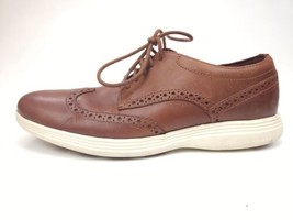 Cole Haan Grand OS Brown Wingtip Leather Dress Shoes C29414 Mens Size 7.... - $39.55