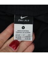 Nike Shorts Womens S Black White Dri Fit Elastic Waist Polyester Logo Pu... - £17.90 GBP