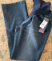 Oh Baby by Motherhood ~ Women&#39;s Size Large ~ Bootcut ~ Maternity Blue Jeans - £35.30 GBP