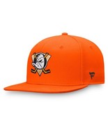 Anaheim Ducks Fanatics Fitted 7 1/4 Orange Hat New  - £26.06 GBP