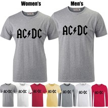AC DC Malcolm Angus Young Music Rock Band Print T-shirts Mens Womens Graphic Tee - £13.06 GBP