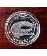 1 Dollar Au. Coin, Australian Saltwater Crocodile  2015 - $666.27 MXN