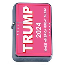 TRUMP 2024 PINK Flip Top Oil Lighter Wind Resistant - £11.54 GBP