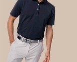 Southern Tide Brreeze Performance Heather Polo Heather Caviar Black - $56.00