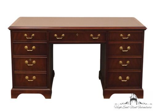 THOMASVILLE FURNITURE Mahogany Collection Traditional Style 54" Pedestal Offi... - $1,499.99
