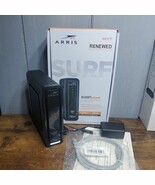 ARRIS SBG10 SURFboard AC1600 Dual-Band Cable Modem Router  Black 1544 - $183.61 MXN