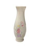 Vintage Victorian Vanity Rose Bud Vase 5 3/8” White Porcelain Floral Des... - £22.36 GBP