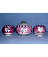 Necesito Mex Sugar Bowl with Lid and Salt &amp; Pepper Shakers Mexico - $20.55 CAD