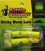 Little Stinker Sticky Fishing Worm Lure KL-TBX2 (2 PK)-SHIP N 24 HRS - £9.25 GBP