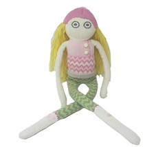 Pottery Barn Kids Knit Cloth Knitted Yarn Girl Doll Stuffed Animal Plush Toy - £59.99 GBP