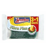 Spontex FIBRA PLUS Anti-Grease Sponges 3ct. -Made in Germany FREE SHIPPING - £7.34 GBP
