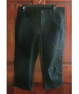 Black crop pants woman size 10P Lift Tuck Technology NYDJ - £15.96 GBP
