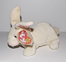 Ty Beanie Baby Nibbler Plush 7in Bunny Rabbit Stuffed Animal Retired Tag... - $9.99