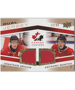 2014-15 Upper Deck Team Canada Juniors Dual Jerseys Gold Drouin/Mantha 1... - $530.40 MXN