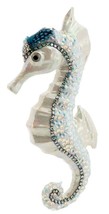 December Diamonds 0808484 Coral Blues Sea Mist Cream Seahorse 12&quot; Figuri... - $33.62