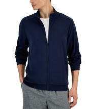 Ideology Men&#39;s Regular-Fit Moisture-Wicking Knit Jacket in Navy-Small - $19.99