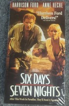 Six Days, Seven Nights VHS Tape Harrison Ford Anne Heche New Sealed 1998 - £4.64 GBP