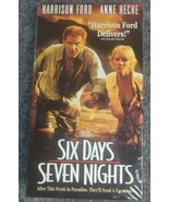 Six Days, Seven Nights VHS Tape Harrison Ford Anne Heche New Sealed 1998 - £4.44 GBP