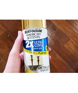 METALLIC GOLD spraY Paint &amp;Primer Ultra Cover American Accents Rust-Oleu... - $65.38 CAD