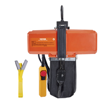 VEVOR Electric Chain Hoist 1100 lbs 15 ft 120V G100 Chain 10ft Wired Remote - $310.99