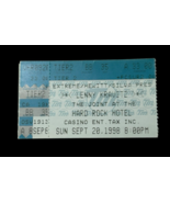 Lenny Kravitz Concert Ticket Stub Sept 20 1998 Las Vegas Hard Rock The J... - $710.98 MXN