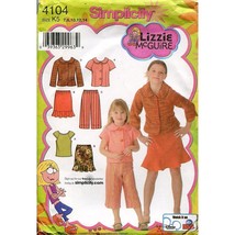 Simplicity Sewing Pattern 4104 Lizzie McGuire Top Pants Skirt Jacket Size 7-14 - £7.18 GBP
