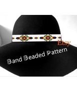 Hatband Loom Bead Pattern No.147 - Inspired Native American Star Pattern... - $4.93 CAD