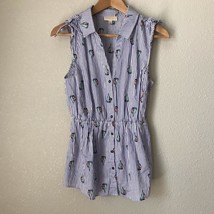ModCloth Sailboat Striped Sleeveless Top Small NWOT - £15.10 GBP