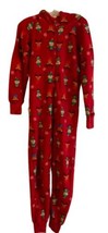 Family Pajamas Womens Hooded Reindeer Christmas Overalls Size X-Small Co... - $44.55