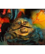 Jabba the Hutt - fine art Star Wars giclée by Disney artist Eric Robison - $3,801.37 MXN