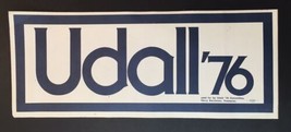 Vintage 1976 MORRIS UDALL for President Campaign BUMPER STICKERS - £6.16 GBP