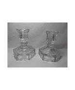 Fostoria Glass LIBERTY COIN CANDLESTICKS Holders taper Bell 1886 general... - £18.43 GBP